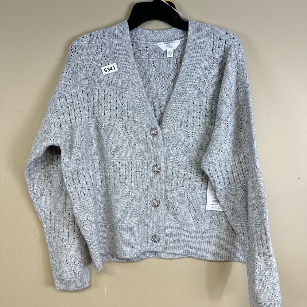 Time & tru large 12-14 nwt 23-1/2 p2p 23” length grey 2 sizes available